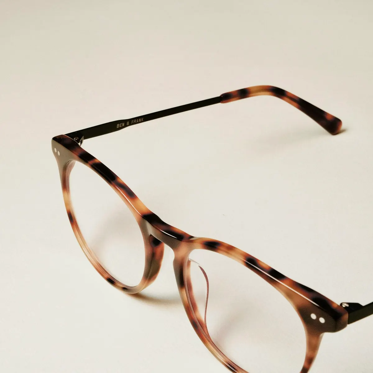Anteojos Carey, acetato color carey miel